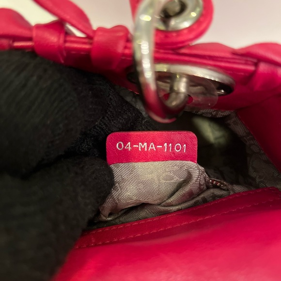 🎀Christian Dior Lady Dior Bag Bow Cannage Quilt Lambskin LIMITED EDITION - Picture 15 of 17